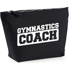 Hippowarehouse Gymnastics Coach printed make up cosmetic wash bag 18x19x9cm