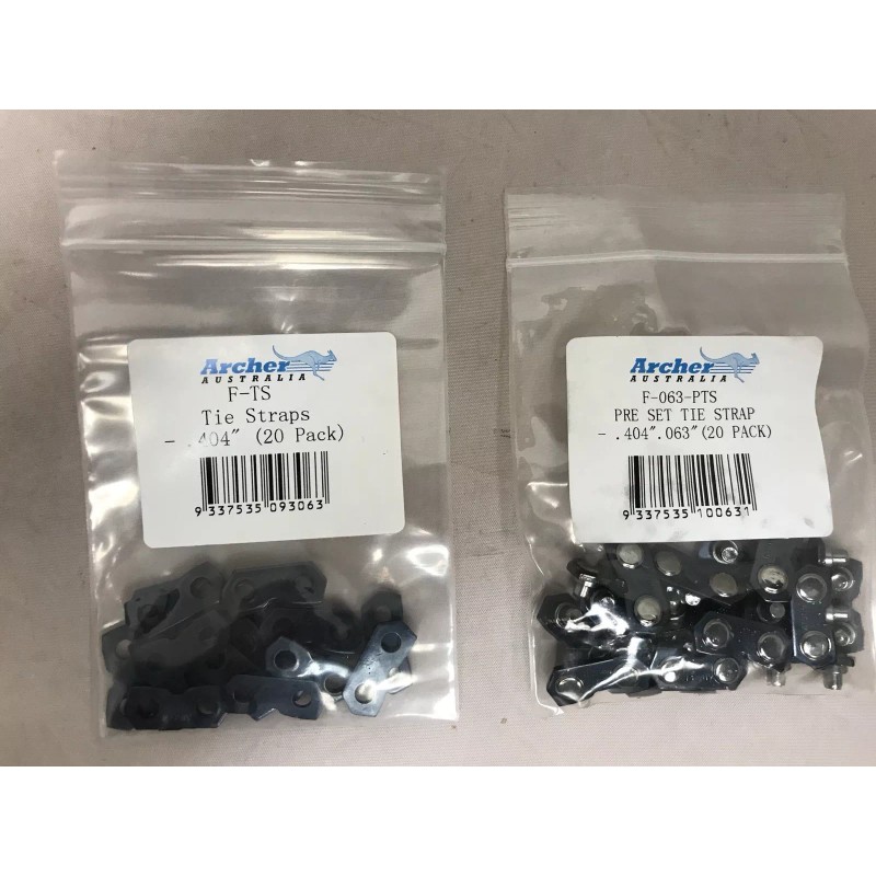 Archer (40) Archer (20) .404-063 PRE-SET TIE STRAPS & (20)