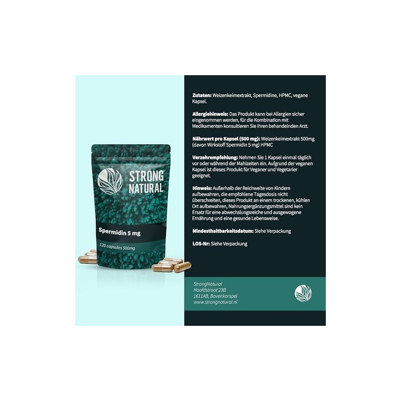 Strong Natural idine Capsules High Dose 5 mg idine per