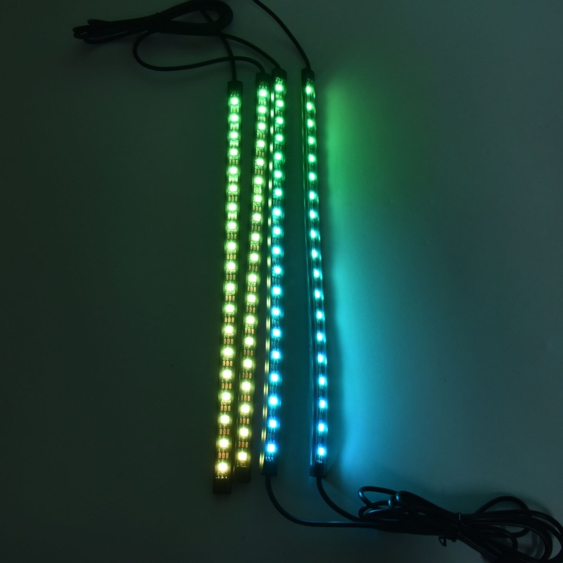 RGBW Music LED Car Interior Strip Light Music Car Interior