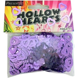 Heart Table Confetti - Hollow - Lilac