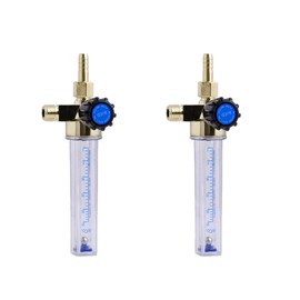 Argon CO2 Professional Gas Flow Meter Tester Flow Meter for MIG TIG Welding Pack of 2