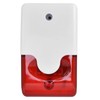 Wired Strobe Siren, Mini Sound Light Alarm with Adjustable Volume,