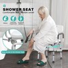PETKABOO 360 Degree Shower Chair Swivel,Portable Seat with Armrests and