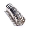10X 2 Inch 57mm - 65mm Stainless Steel T-Bolt Clamps