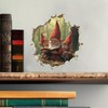 Parent and Child Gnome Reading - Wall Hole 3D Wall