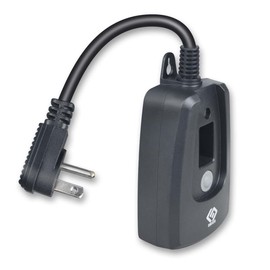 OSKOS Outdoor 24-Hour Light Timer, Water Resistant, Photocell Dusk to Dawn Light Sensor Countdown Timer, 14AWG Cord, Two Grounded Outlets for Home, Christmas Lights, Garden.15A, UL Listed.