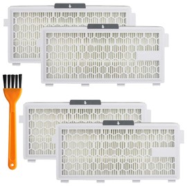 4 PACK SF-HA 50 HEPA AirClean Filter for Miele Vacuum Cleaners S4, S5, S6, S8, S8000, S8999, S6000, S6999, S5000, S5999, S4000, S4999, Complete C2, and Complete C3- Reusable