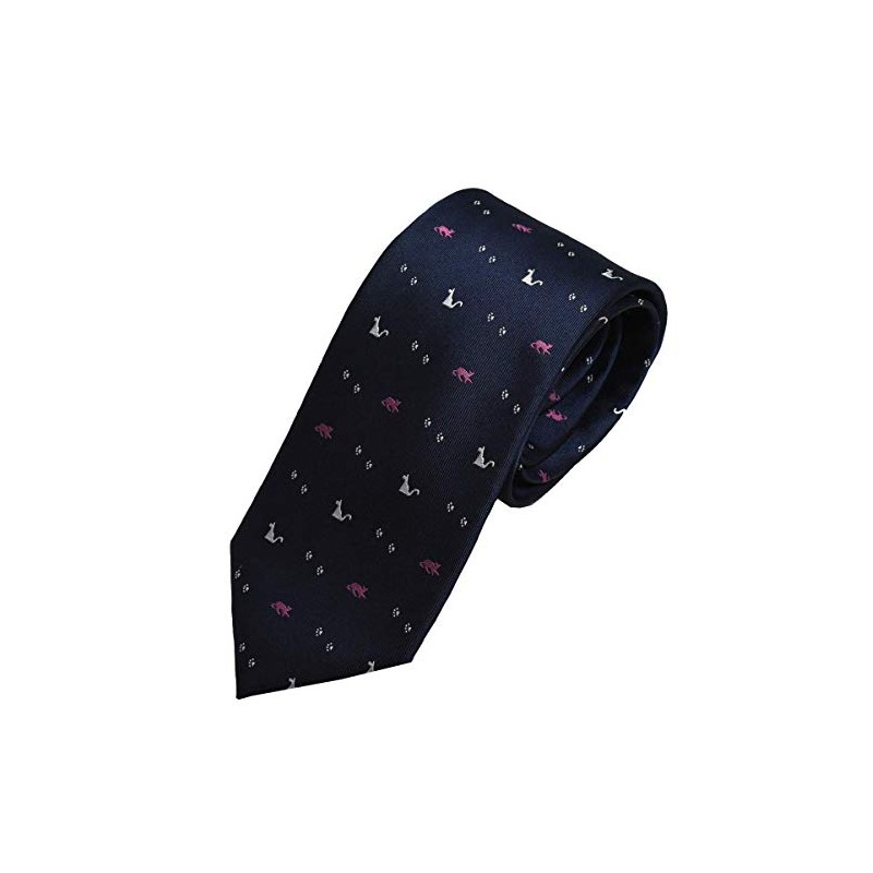 Necktie, Tie Clip Set, Gift Box, Silk Tie, Animal, Cat,