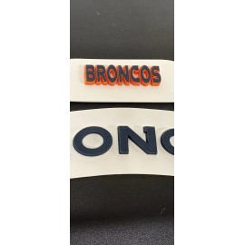 3D Bumpers - Broncos Flex Set for a Full Size Helmet
