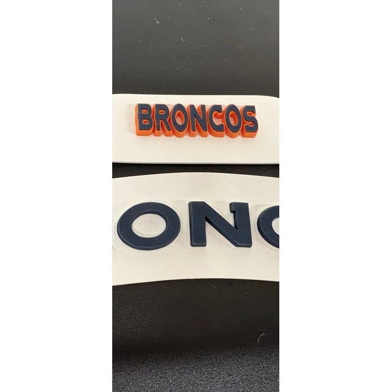 3D Bumpers - Broncos Flex Set for a Full Size