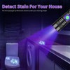 UV Flashlight Black Light USB Rechargeable 395nm Blacklight Mini, Woods