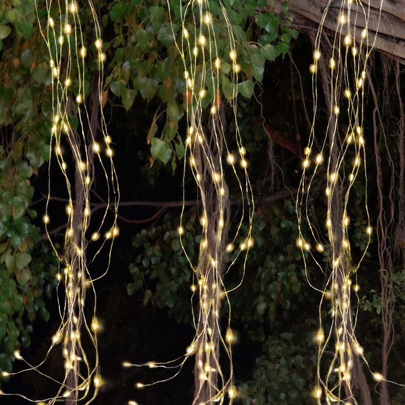 Solar Power 200LED Vines Tree String Lights Branch Tree Lights
