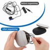 2 Pcs Silicone Headphone Organizer, 4 in 1 Data Cable