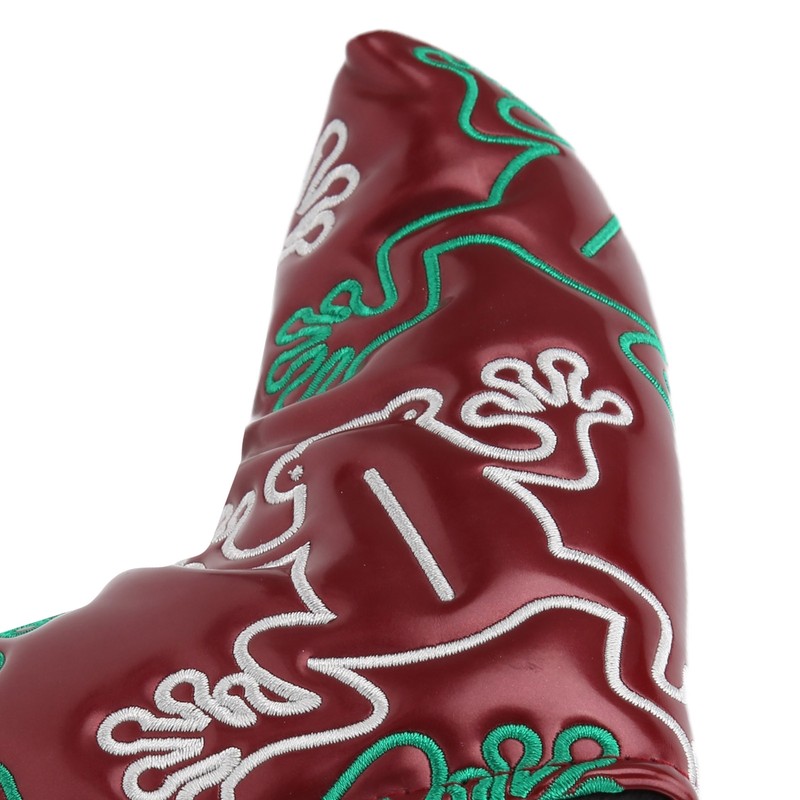 Golf Putter Headcover Embroidery Putters PU Protective Head Cover Magnetic