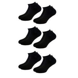 Lotto 12 Pairs of Men's Trainer Socks, Breathable and Lightweight, Soft Cotton Shoe Insoles, Ideal for Running, Fitness, Pilates, Oeko-Tex Certified, Various Colours, black,