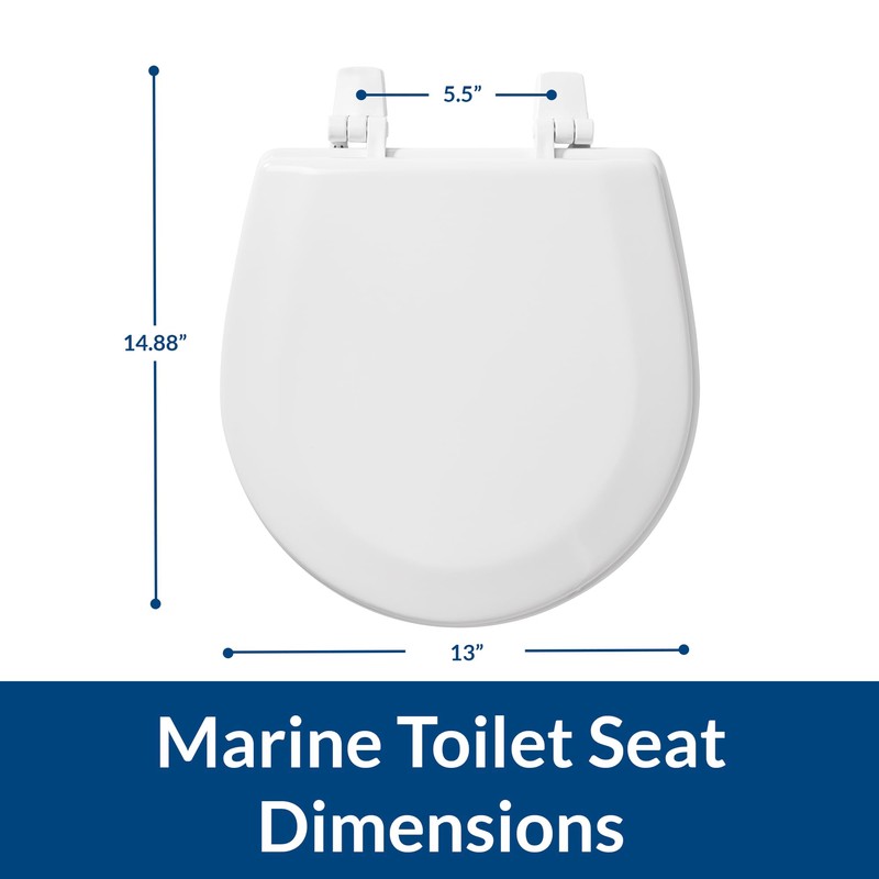 BEMIS TC50TTA MARINE Toilet Seat, Small Toilet Seat Made for