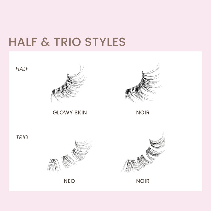 Kiss The New Natural False Eyelashes, 'Glowy Skin', 12 mm,
