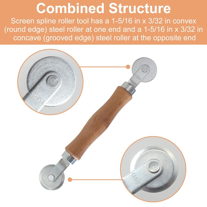 Screen Rolling Tool for Prime-Line P 7505, Screen Spline Tool