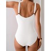 Aidonger One Piece Swimsuit Tummy Control Bathing Suit for Women
