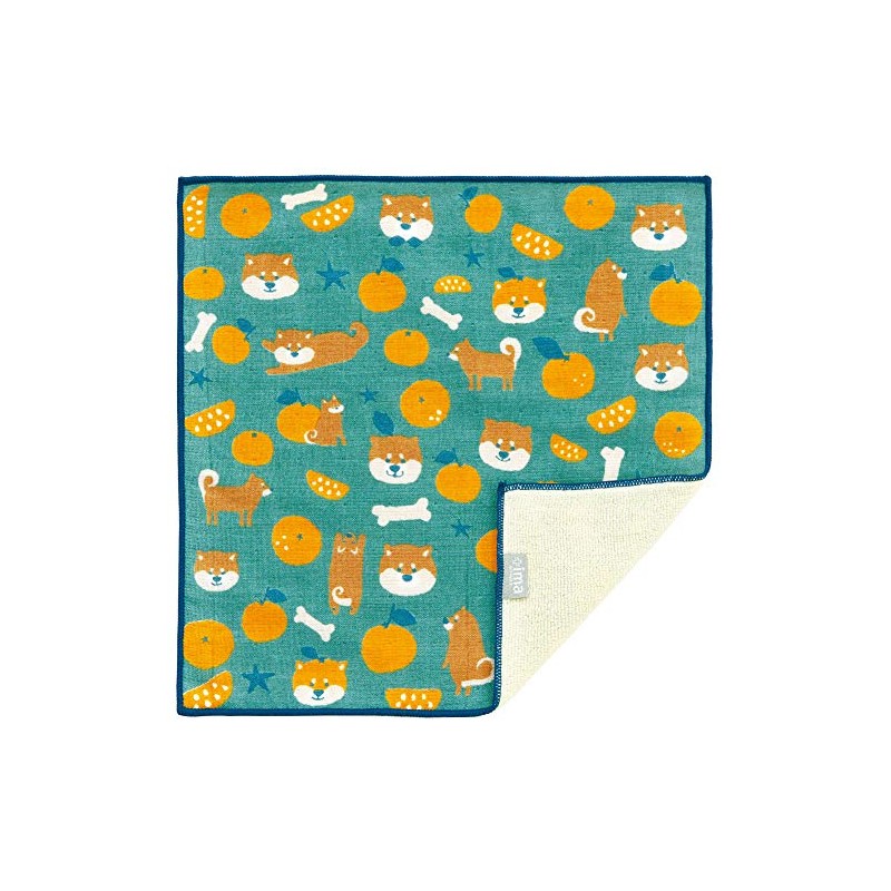 Prairie Dog Hand Towel, Green, Width 9.4 inches (24 cm)