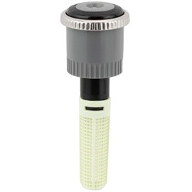 MP Rotator Sprinkler Nozzle, 15' to 24' Radius, 90° to 210° Adjustable Arc, Female Thread, Gray and Black MP820-90