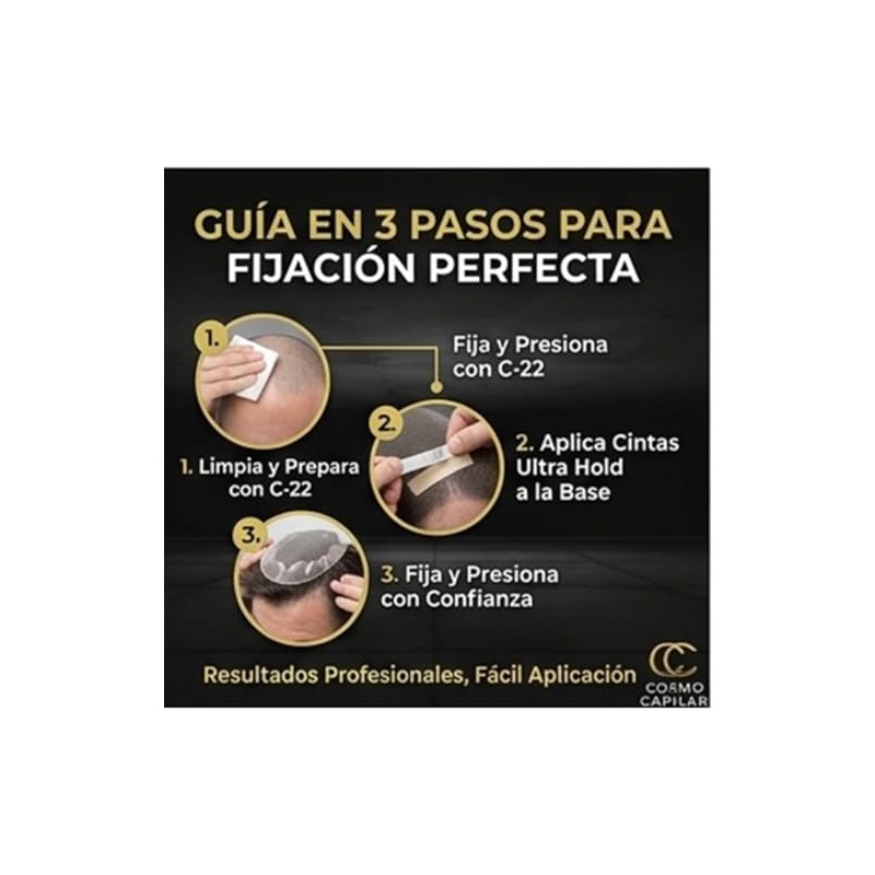 KIT Solvente C22 + Cintas Ultra Hold semicurvas Walker Tape
