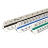 Artway 2302722 Plastic Triangular Scale Rule,Single, white