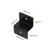 sourcing map 4 Pack Z Brackets, 30mm Aluminum Alloy Solar