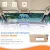 Hurotoms Sun Visor for Honda Accord 2008-2017, Right Passenger Side