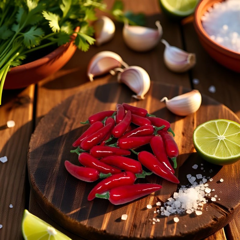 Ssmmam 20 peperoncini artificiali, verdure realistiche in plastica rossa per