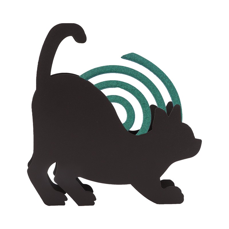 Mosquito Coil Holder Retro Iron Cute Cat Shape Incense Holder