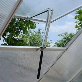 Yziixi Greenhouse Automatic Window Opener Solar Heat Sensitive Auto Vent Opener for Wooden&Aluminum Greenhouse Automatic Hothouse Window Opener Agriculture Gardening Tools Up to 15lbs (Single Spring)
