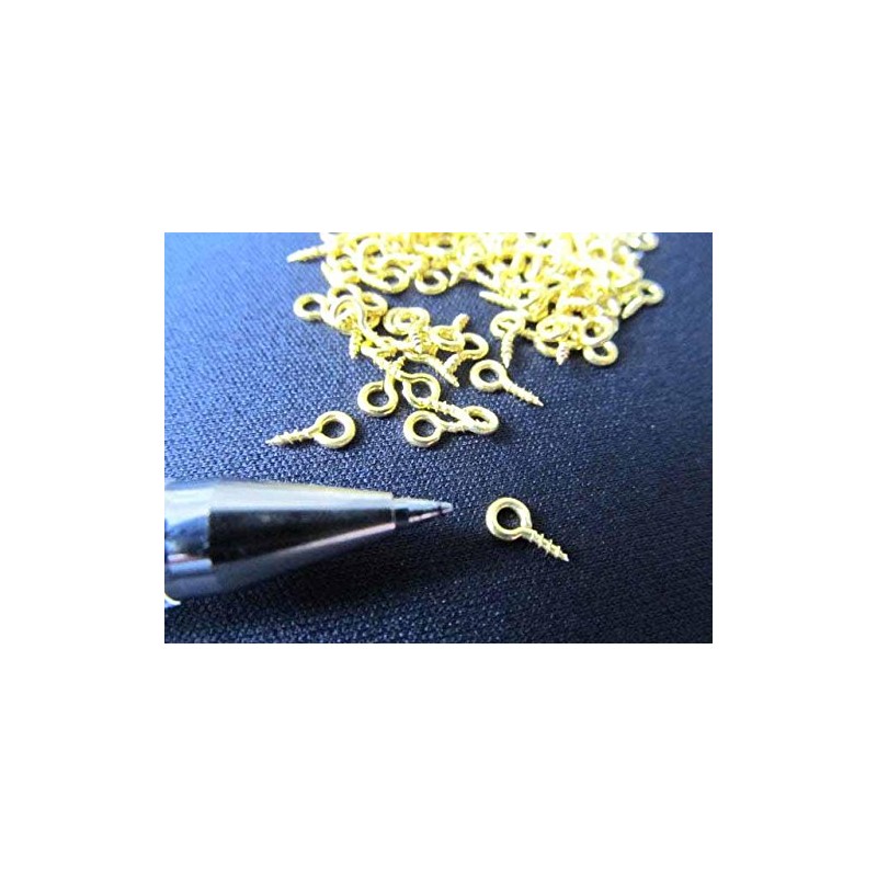 100 x screw eyes Eye Bolts Screws Lochschrauben eyelets 7