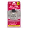 NAIL-AID 3-in-1 Gel Base + Top + Hardener, Clear, 0.55