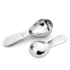 Set of 2 Stainless Steel Coffee Scoops Measuring Coffee Spoons