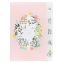 Sunstar Stationery Mofusand Clear File Die Cut Flower S2137895