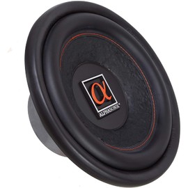 Alphasonik HSW210 Hyper 200 Series 10” 900 Watts Max / 300 Watts RMS Single 4 Ohm Car Subwoofer Stamped Alpha Steel Basket with High Grade Magnet Non Pressed Paper Cone Audio Speaker Bass Sub Woofer