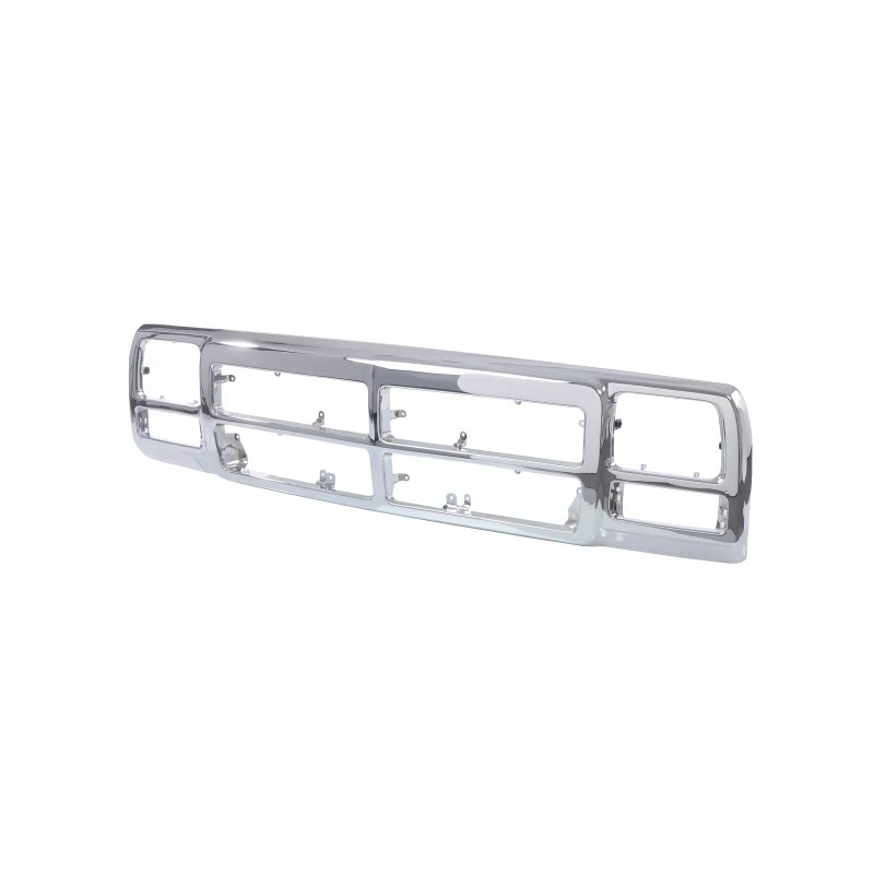 Perfit Liner Chrome Grille Shell Fit 91-93 Dodge D/W Series