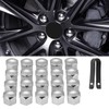 Kalmaegee 20PCS 17MM Wheel Nut Covers Universal Car Wheel Lug