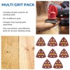 160 Pcs Detail Sanding Pads Multi Grits | 93mm Triangle
