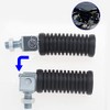 Pair of Folding Passenger Foot Pegs Motorcycle Rear Foot Pegs