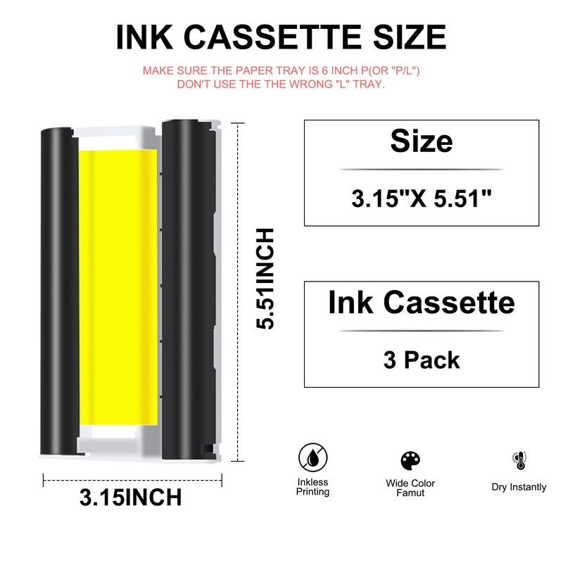 2-Pack Ink Cartridges Compatible with Liene Amber M100 M200 M110