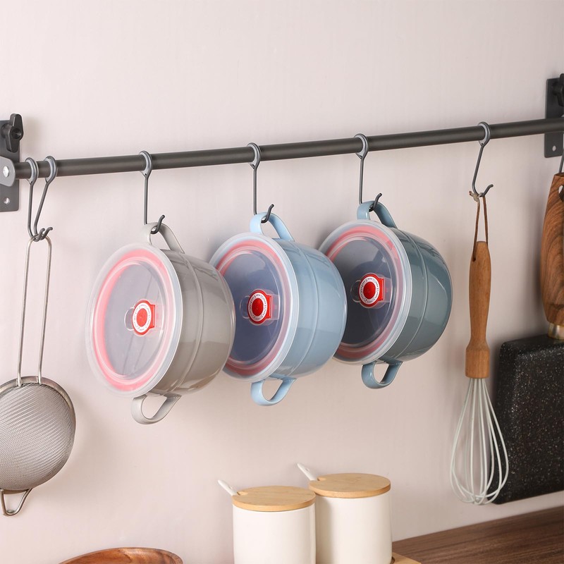 VanEnjoy 32 oz Ceramic Microwavable Soup Bowl with Lid Large