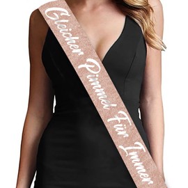 Hen Party Sash Party (Rose Gold) - Bachelorette Party Ideas, Hen Party Gifts, Fun and Accessories