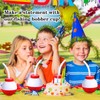 FillTouch 24 Set Fishing Bobbers Cups with Straws and Lids