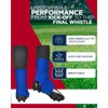 Exxact Sports Football Spats Cleat Covers - Royal Blue for