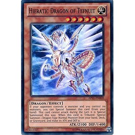 YUGIOH HIERATIC DRAGON OF TEFNUIT SUPER RARE AP01-EN008 .HN#GG_634T6344 G134548TY6992