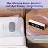 Dekala Bed Shaker Loud Alarm Clock for Heavy Sleepers Adults,