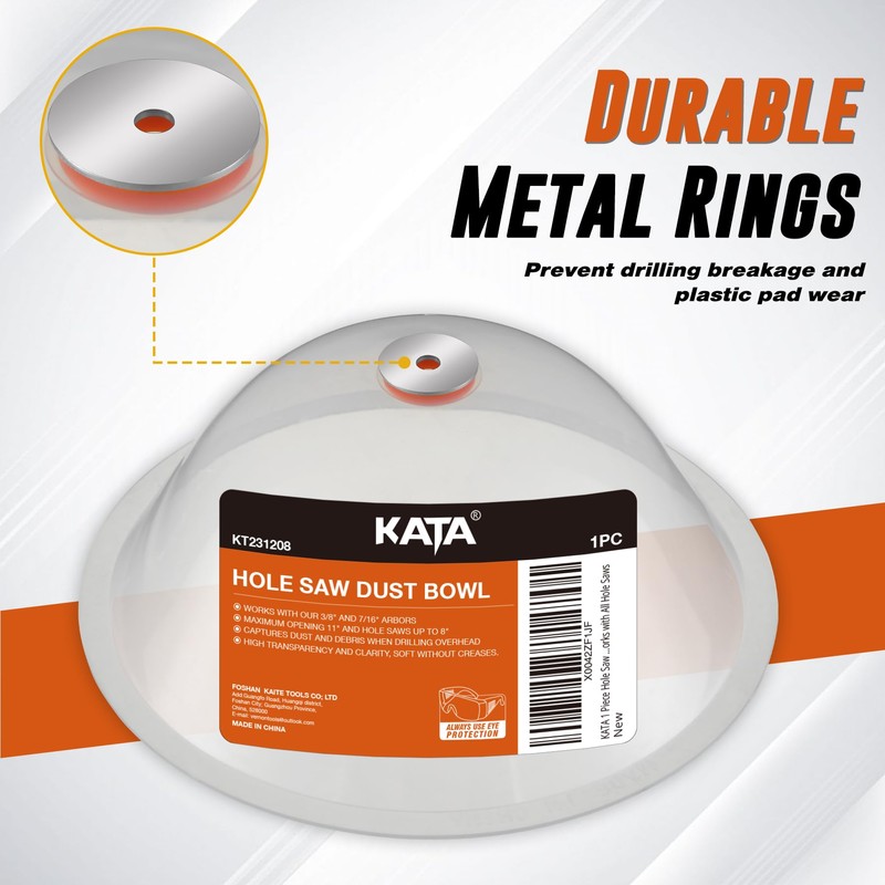 KATA 3 Pack Silicone Dust Bowl for Hole Saw, Hole